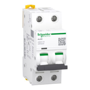 INTERRUPTOR TERMOMAGNETICO 2X4A, 70KA/230VAC ACTI 9, IC60H CURVA C