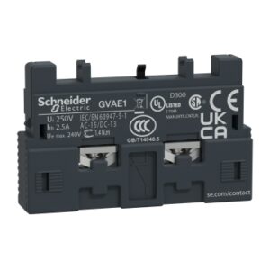 ACCES. CONTACTO AUXILIAR INSTANTANEO FRONTAL TESYS 1NA O 1NC, PARA GV2
