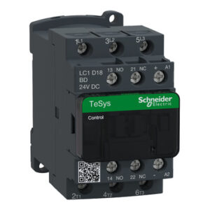CONTACTOR TESYS LC1D - 3 P - AC-3 440 V 18 A - BOBINA 24 V CC
