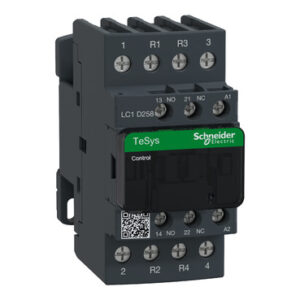 CONTACTOR TESYS TETRAPOLAR 25A 4 POLOS 2NA+2NC 7.5/15HP 220/440V BOB-110V. 50/60HZ