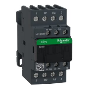 CONTACTOR TESYS TETRAPOLAR 25A 4 POLOS 2NA+2NC 7.5/15HP 220/440V BOB-220V. 50/60HZ