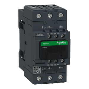 CONTACTOR EVERLINK 50A 1NA+1NC 20/40HP 220/440V BOB-220V. 50/60HZ