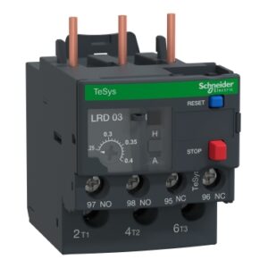 RELE TERMICO REGULABLE TESYS 0.25-0.40A P/CA Y CC (1NA+1NC)